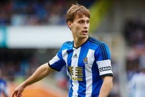 22-02-2015 Parido Real Sociedad vs Sevilla en el Estadio de Anoeta. San Sebastian , Gipuzkoa  Foto: Manuel Díaz de Rada