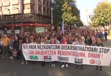 Segundo día de huelga en la enseñanza concertada