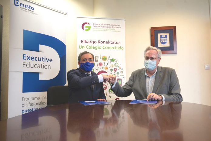 Deusto Business School y el Colegio Oficial de Farmacéuticos de Gipuzkoa firman un acuerdo de colaboración 2