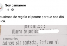 Pide una pizza a domicilio y el comentario que deja junto al pedido es increíble…