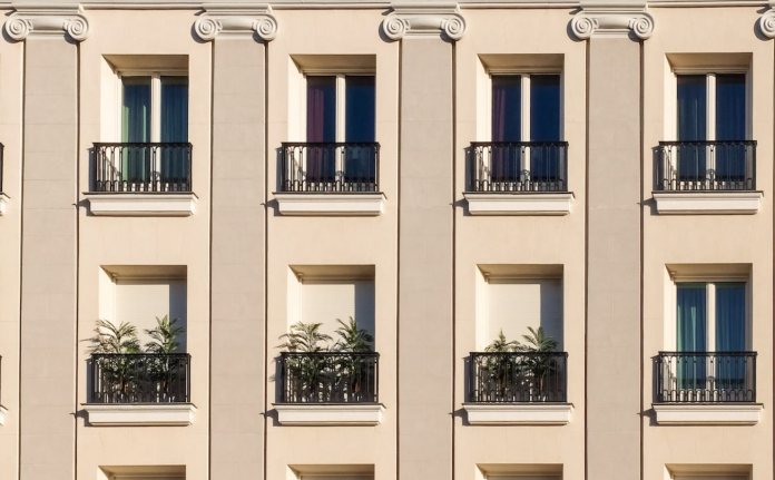 edificio fachada vivienda casa