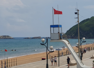 Salud recomienda de forma preventiva no bañarse en seis playas de Gipuzkoa por la calidad del agua