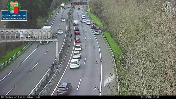 accidente de tráfico en la A8 accidente de tráfico en la A8