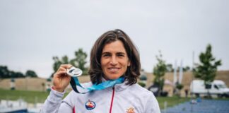 Maialen Chourraut se cuelga la plata en el Mundial de Cracovia, test previo a los JJOO de París