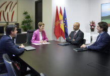 Chivite Lehendakariak bat egin du Siemens Gamesako zuzendari exekutiboarekin enpresak Nafarroako sektore eolikoari egiten dion ekarpenarekin eta foru ekosistemaren balioarekin