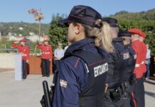 Acto de recuerdo al ertzaina Txema Aguirre, asesinado por ETA en 1997