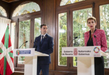 Pradales y Chivite renuevan el Protocolo General de Colaboración entre el Gobierno de Navarra y el Gobierno Vasco