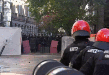 Un joven denuncia haber recibido el impacto de una pelota de foam en la cara en los incidentes de Vitoria-Gasteiz