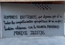 La Policía Local de Irun identifica al autor de las pintadas contra el feminismo