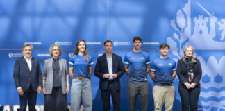 Lehendakariak kirolari olinpikoak zoriondu ditu Milano-Cortinako Jokoetan parte-hartzeagatik