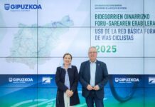 La red ciclista de Gipuzkoa supera los 10 millones de desplazamientos anuales