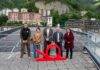 Asensio visita la nueva instalación fotovoltaica de autoconsumo de Armeria Eskola de Eibar