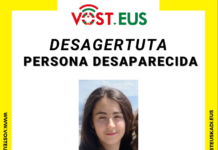 Activado un dispositivo de búsqueda para localizar a una joven de 13 años desaparecida en Bilbao