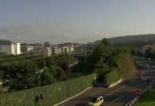 Finalizan las retenciones en la GI-20 en Loiola tras el accidente de un motorista