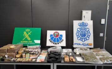 Desmantelan una red de narcotráfico con base en Getxo y ramificaciones en Donostia