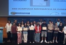 XXII. «Eduardo Chillida» Euskadiko Matematika Olinpiadak 12 ikasleren talentu eta arrazoibide matematikoka saritu du
