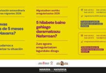 Nafarroako Gobernuak erakunde laguntzaileentzako dirulaguntzen deialdiaren oinarriak argitaratu ditu migratzaileen ezohiko erregularizazio prozesuan