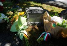 Homenaje al subcomisario de la Ertzaintza Mikel Uribe, asesinado por ETA en Leaburu en el año 2001