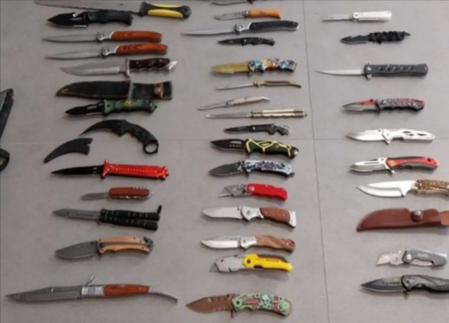 La Ertzaintza incautó casi 2.000 armas blancas en Euskadi en un año marcado por el aumento de delitos con estos objetos